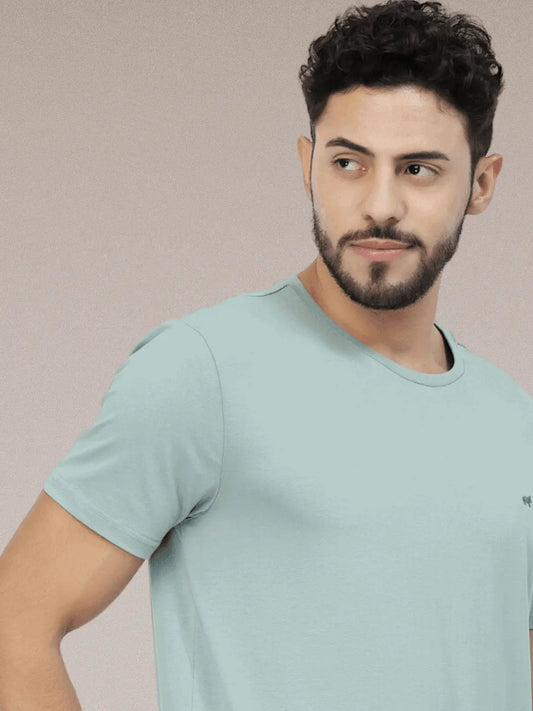 Basic Round Neck T-shirt - Braclo