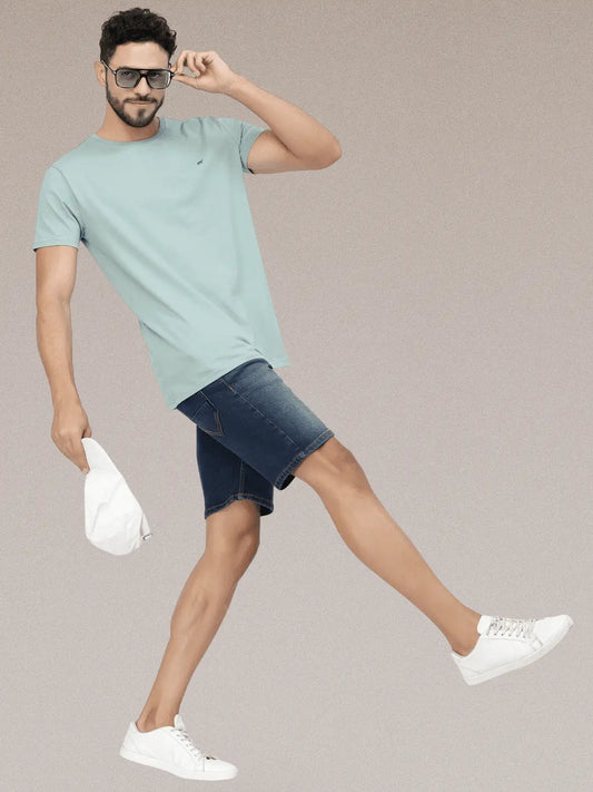 Basic Round Neck T-shirt - Braclo