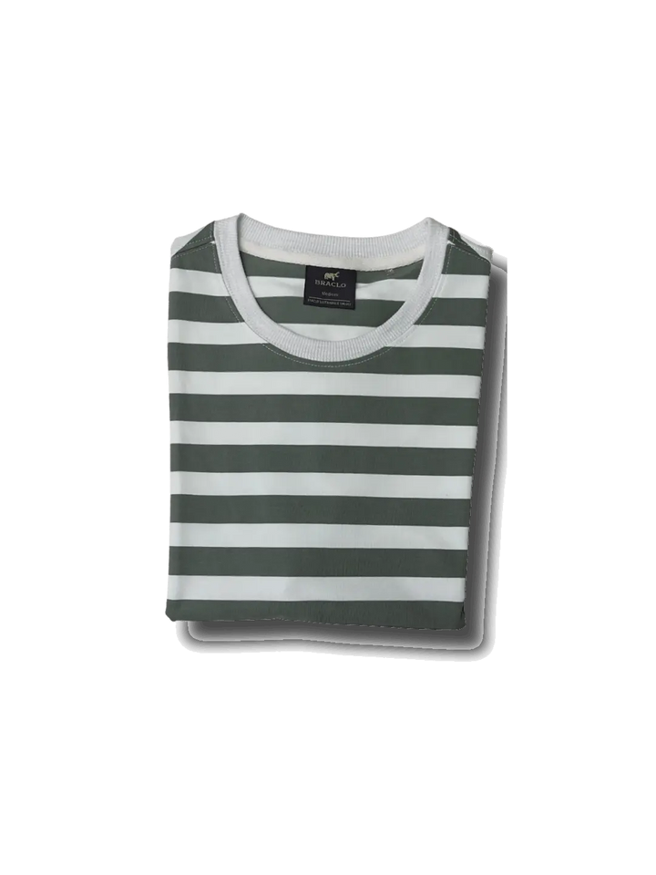 Pastel Green Stripe T-Shirt