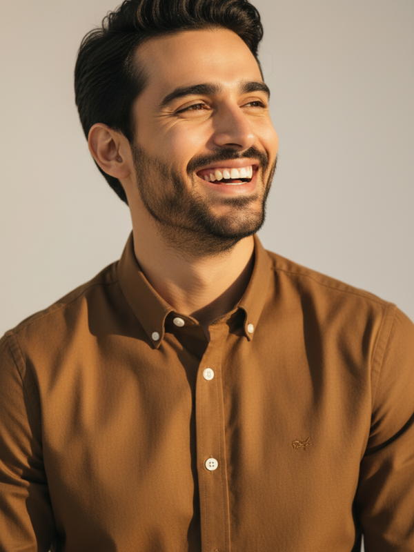 Copper Button-Down Shirt - Braclo