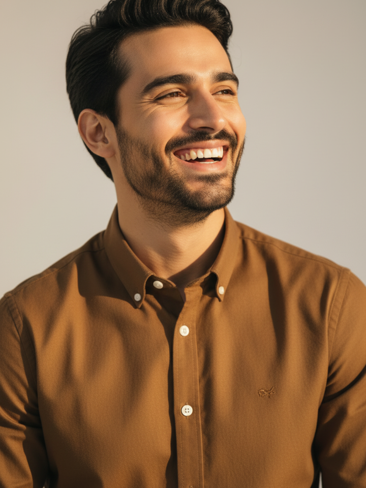 Copper Button-Down Shirt - Braclo