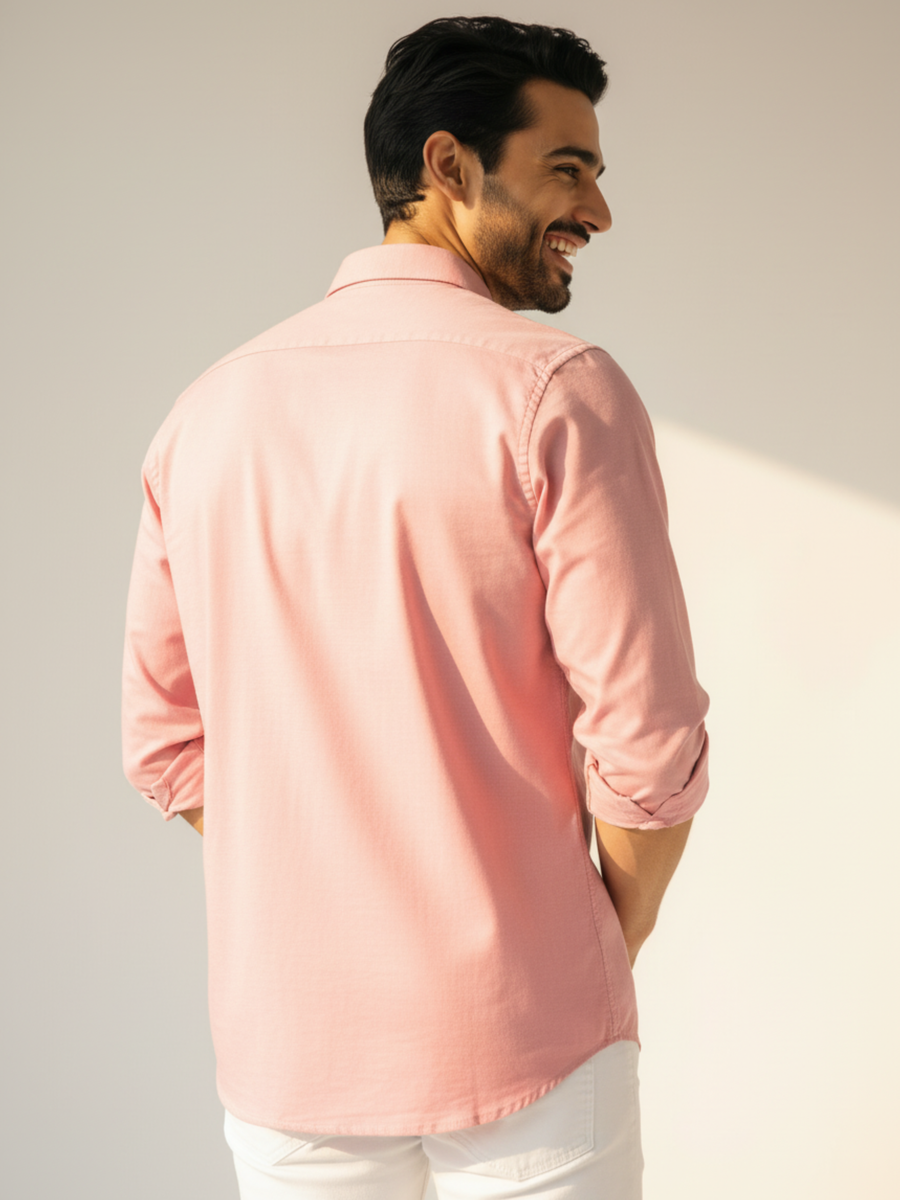 Pink Button-Down Shirt