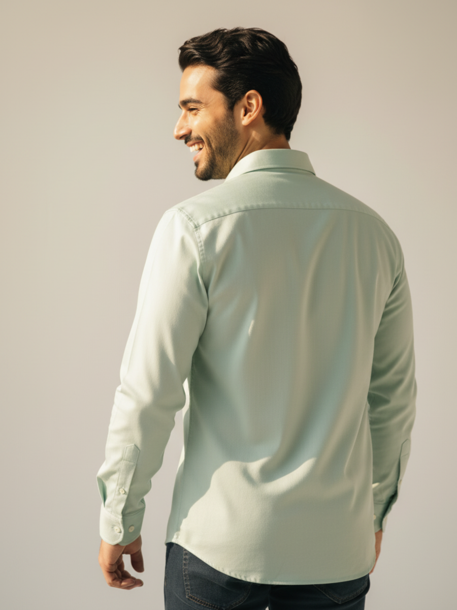 Sea Green Twill Shirt
