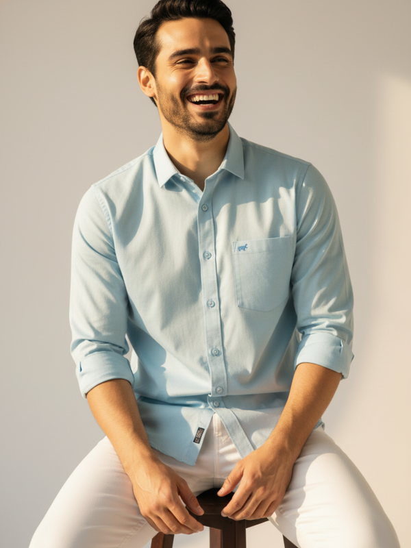 Skyblue Twill Shirt