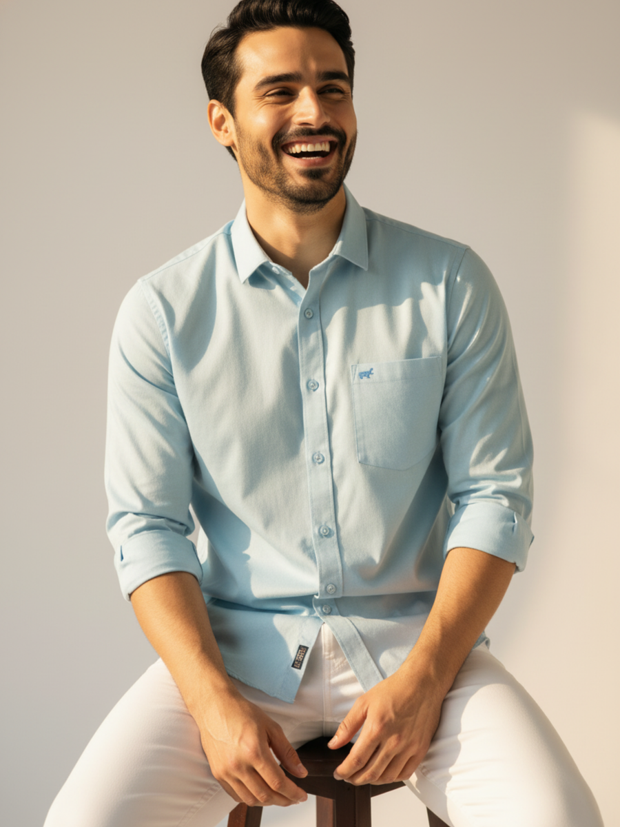 Skyblue Twill Shirt