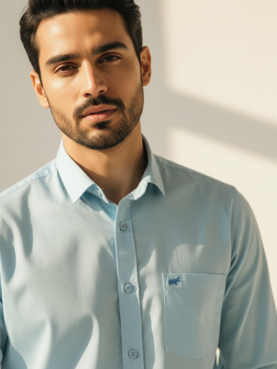 Skyblue Twill Shirt