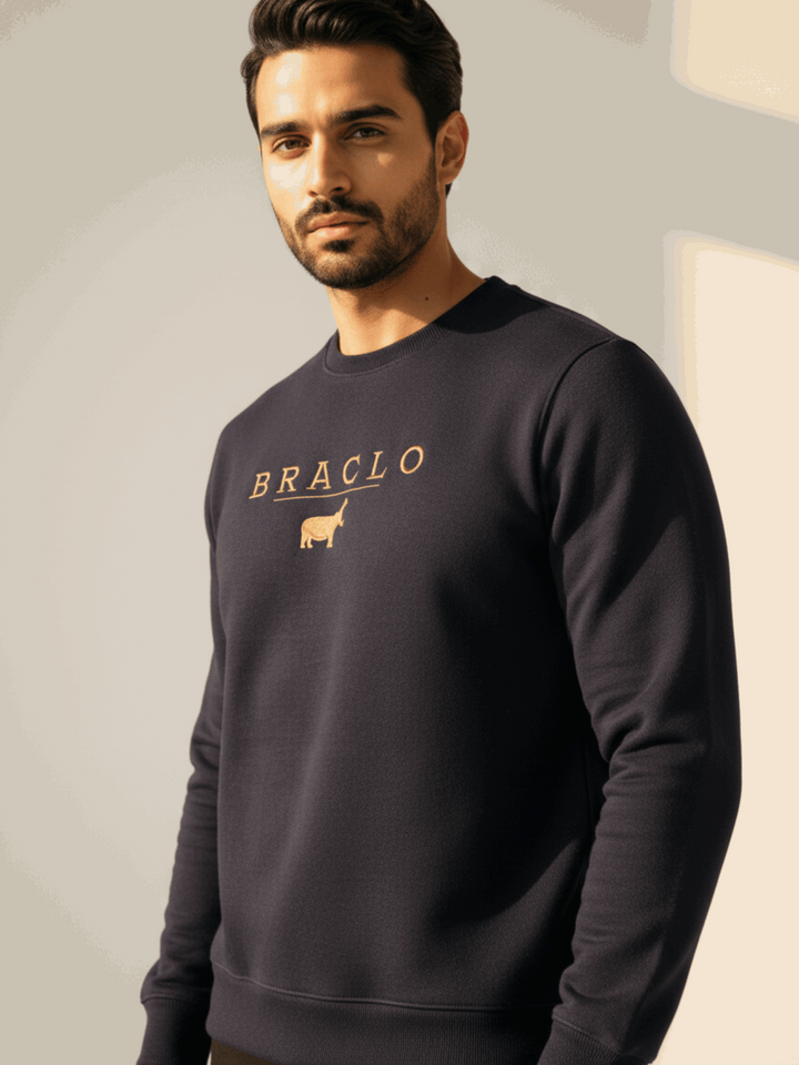 Navy Blue Sweatshirt