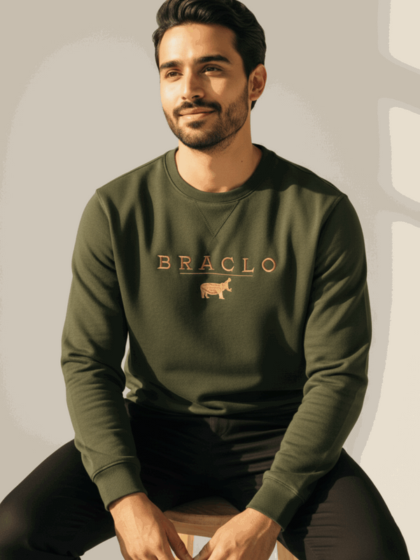 Olive Green Sweatshirt