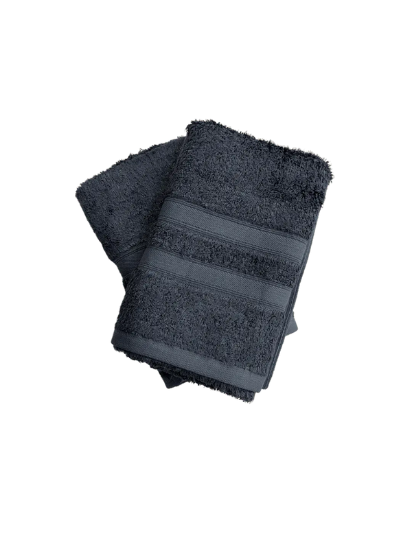(PACK OF 2) Bamboo Cotton Hand Towels