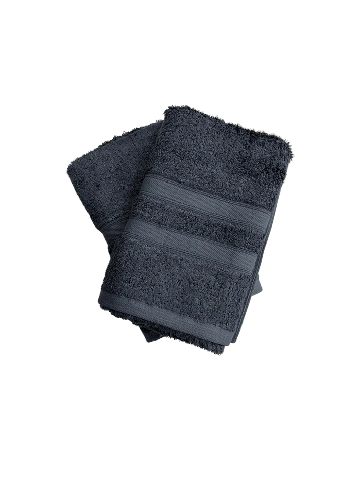 (PACK OF 2) Bamboo Cotton Hand Towels