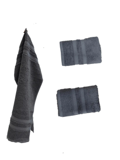 (PACK OF 2) Bamboo Cotton Hand Towels