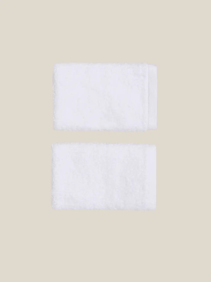 PACK OF 2) Bamboo Cotton Hand Towels
