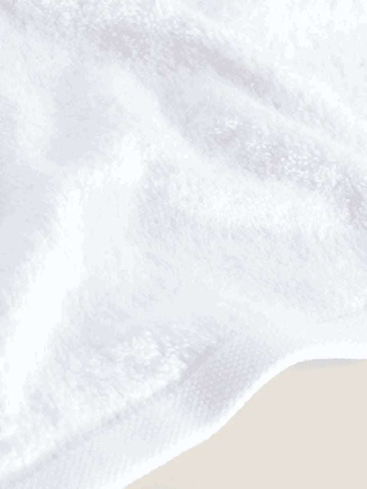 PACK OF 2) Bamboo Cotton Hand Towels