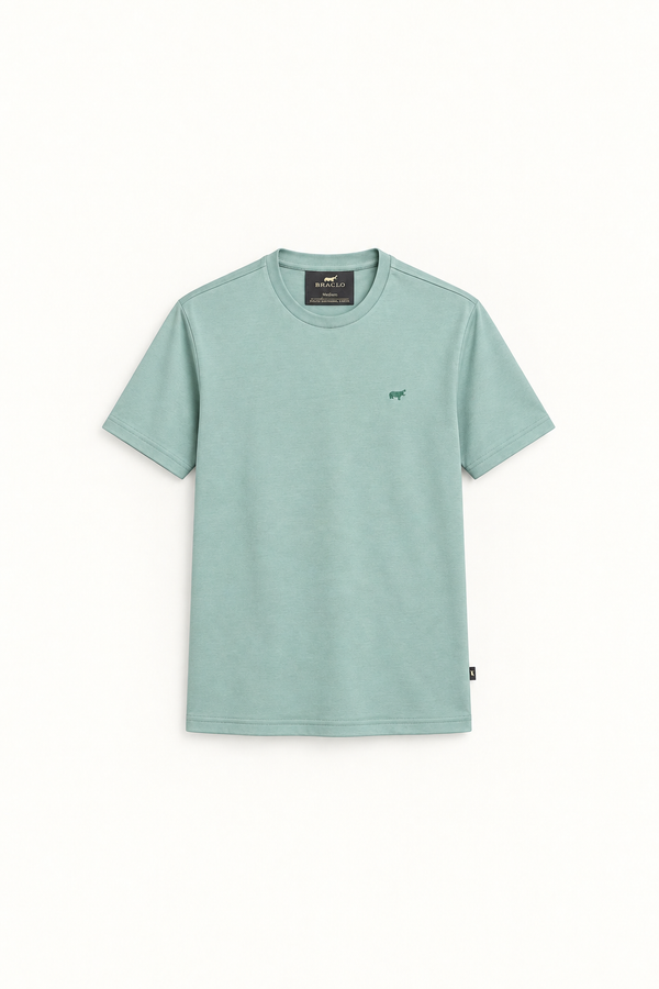 Mint Green Round Neck Tshirt