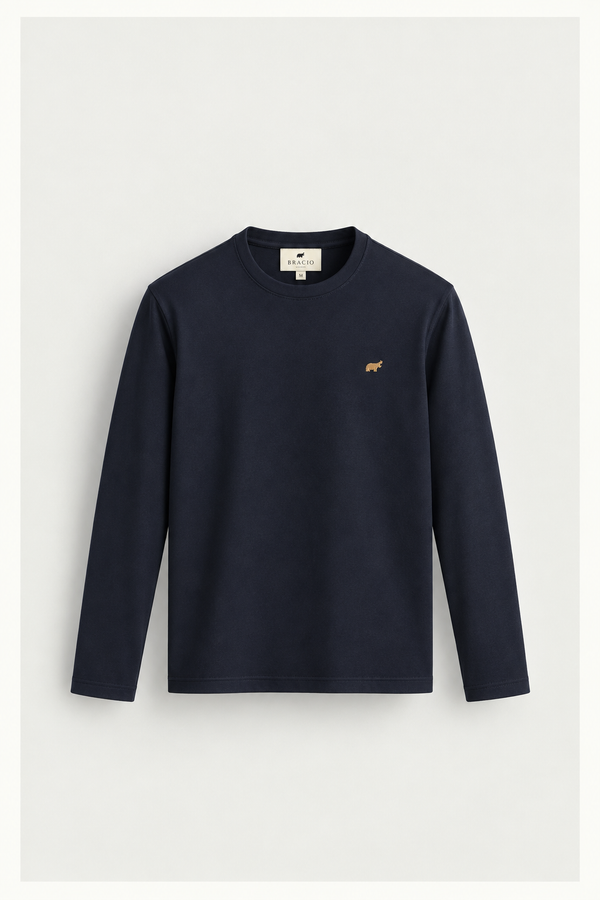 True Navy Full Sleeves Tshirt