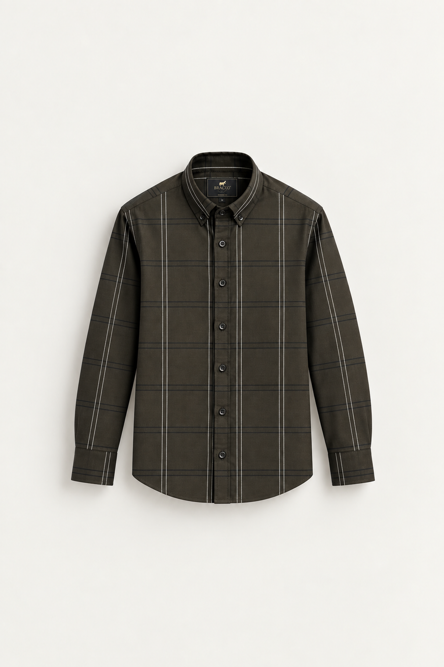 Olive Striped Shirt