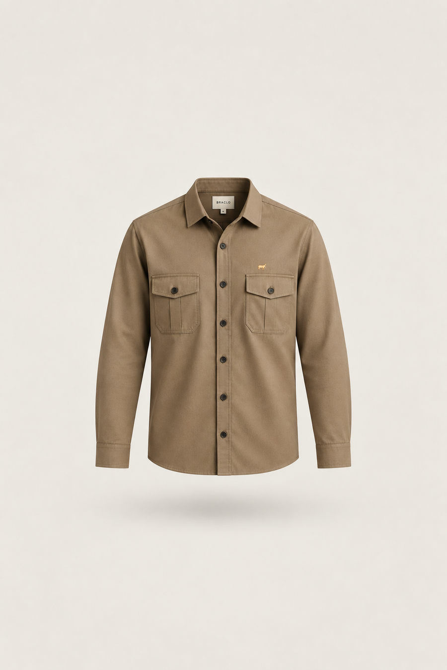 Dusk Brown Double Pocket Shirt