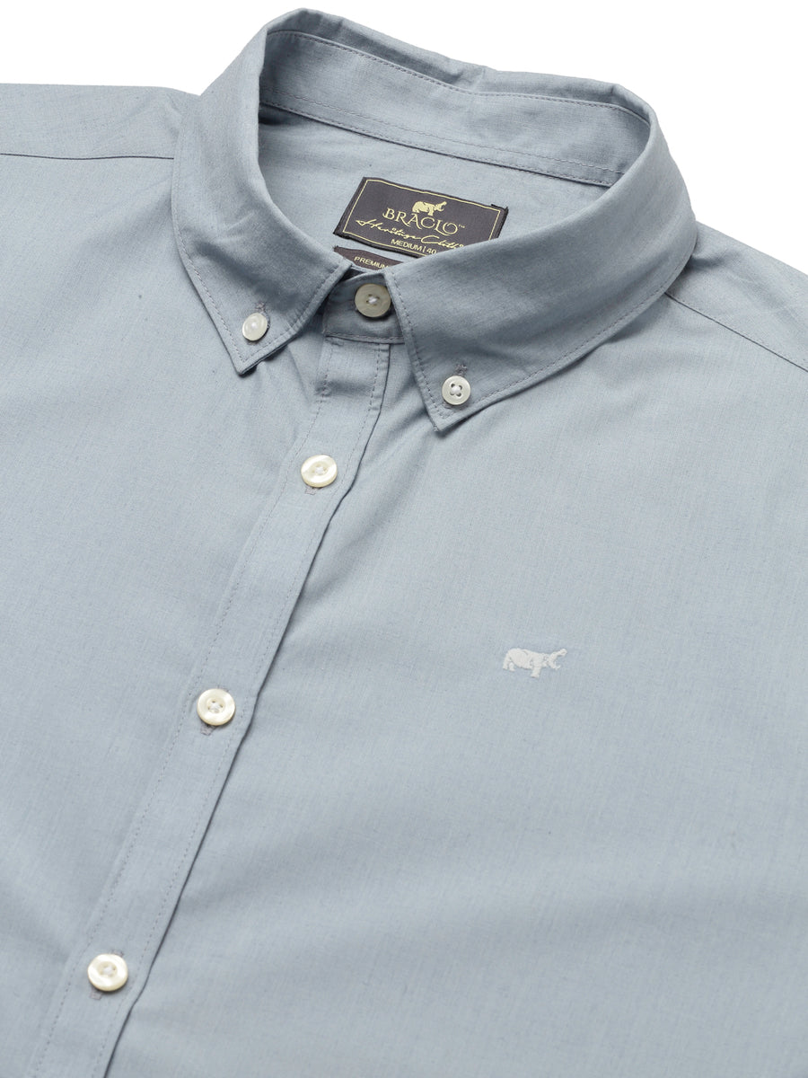 Coral Blue Casual Shirt
