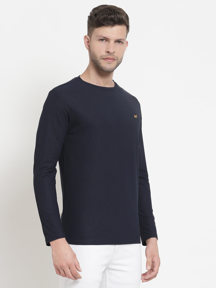 True Navy Full Sleeves Tshirt
