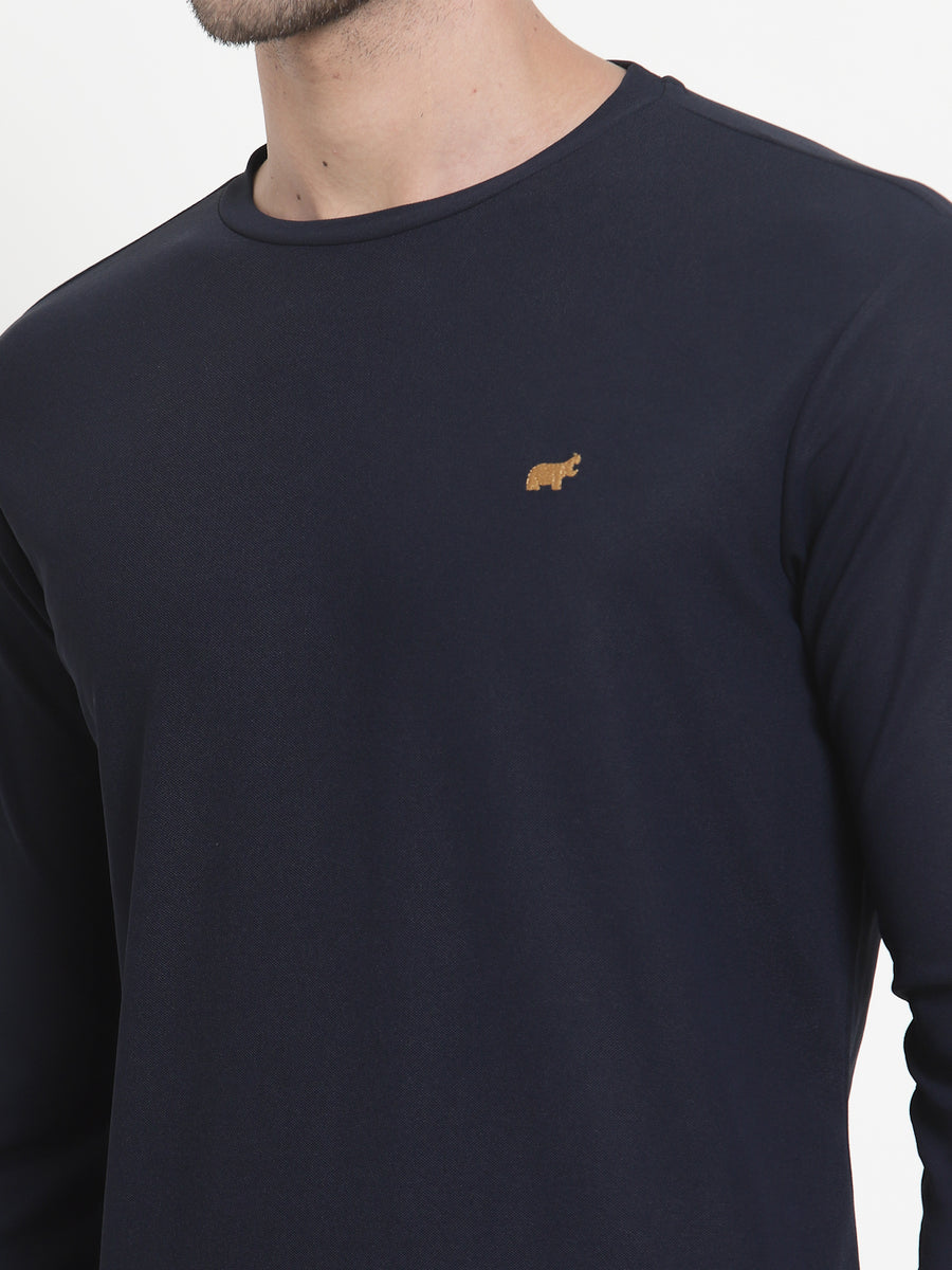 True Navy Full Sleeves Tshirt