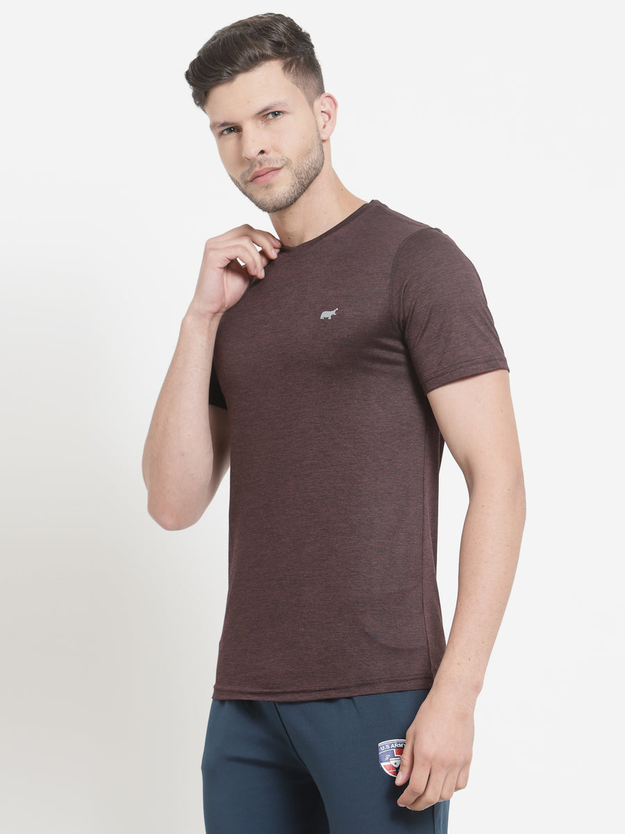 Dark Brown Gym Tshirt