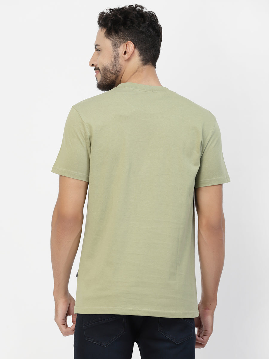 Light Green Round Neck Tshirt