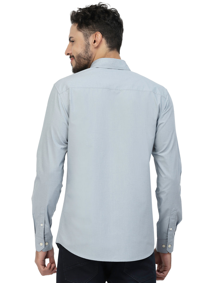 Coral Blue Casual Shirt