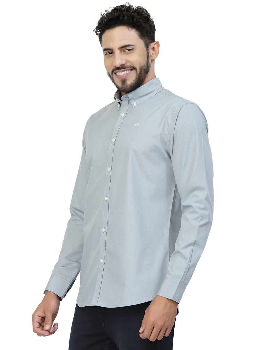 Coral Blue Casual Shirt