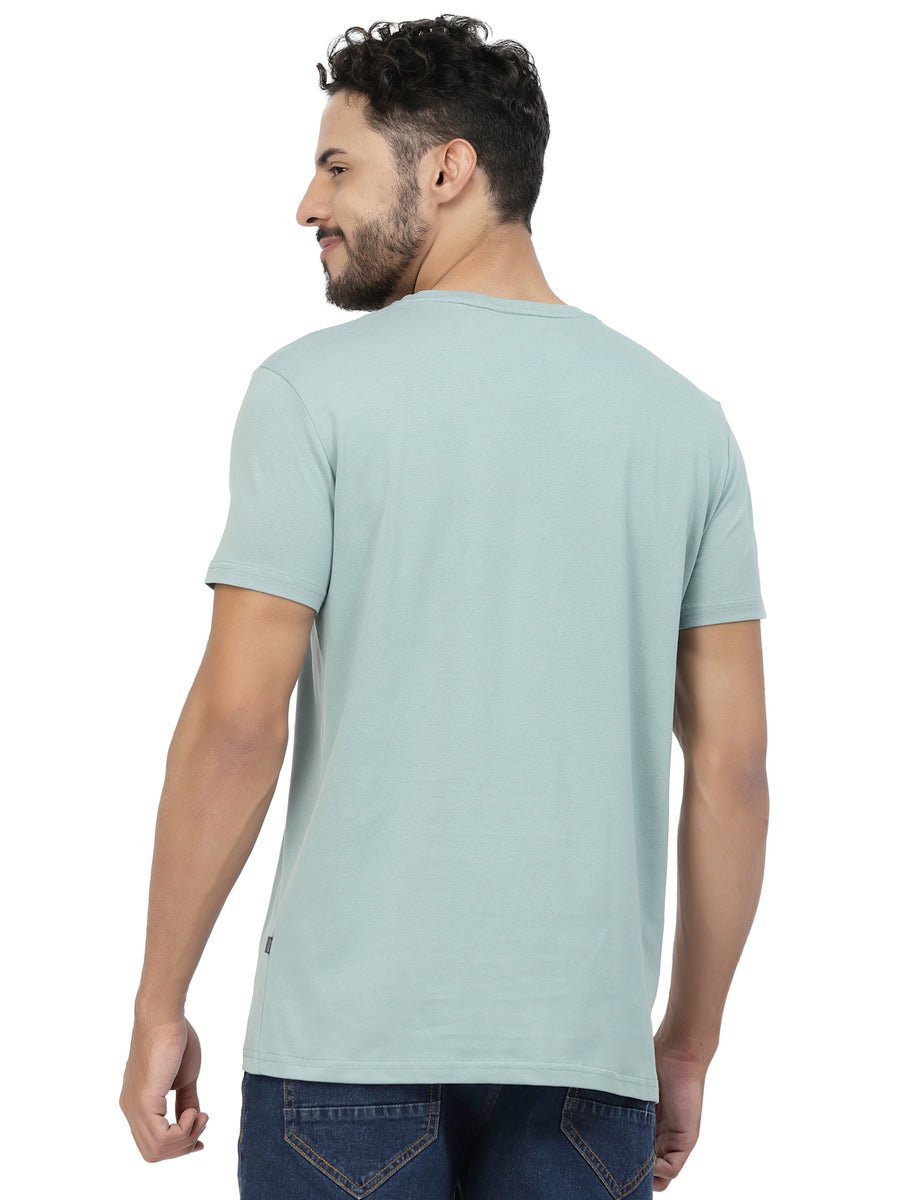 Mint Green Round Neck Tshirt