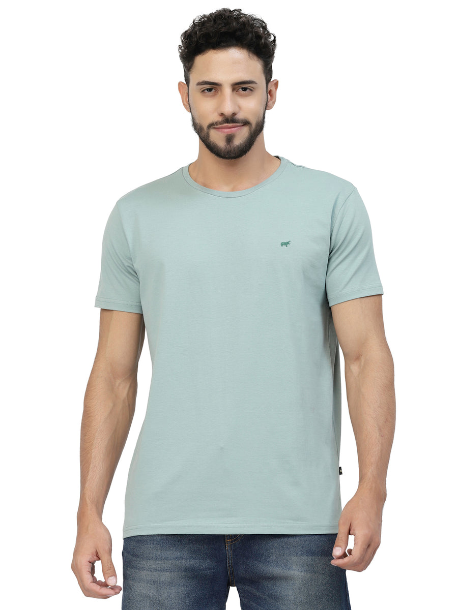 Mint Green Round Neck Tshirt