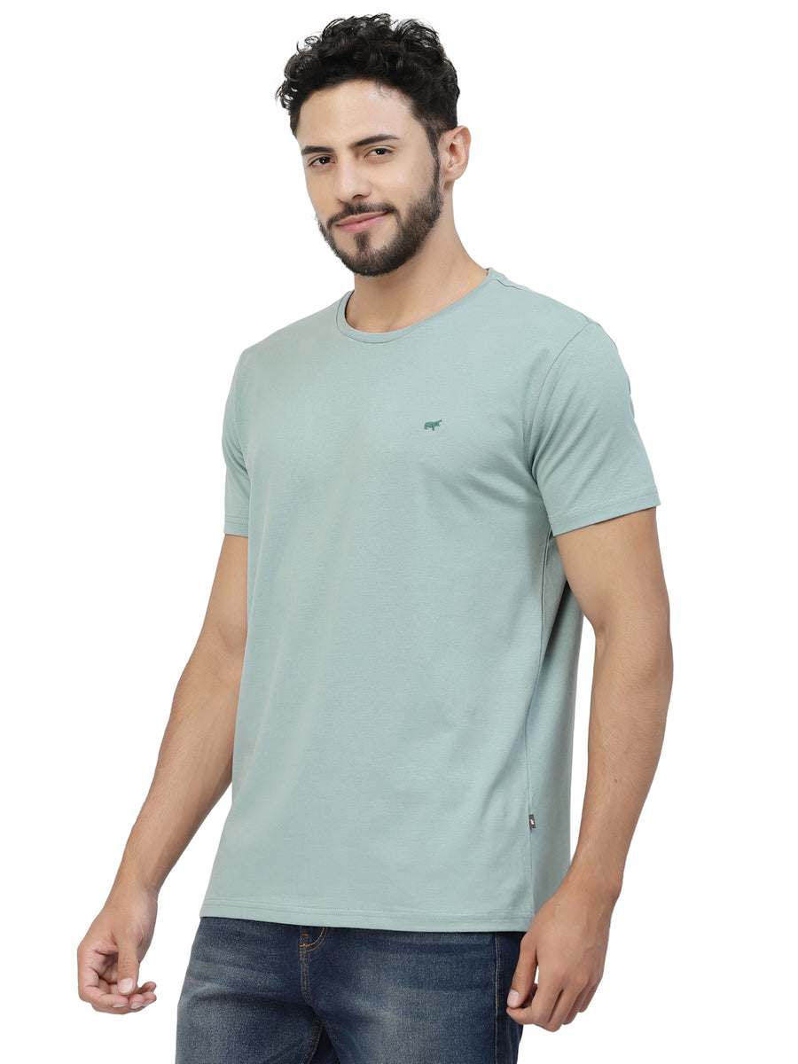 Mint Green Round Neck Tshirt