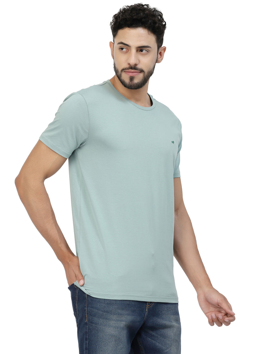 Mint Green Round Neck Tshirt
