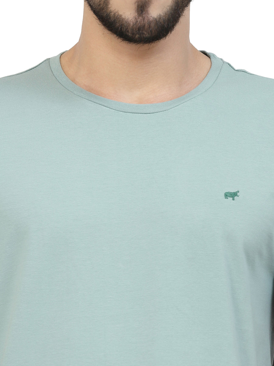 Mint Green Round Neck Tshirt