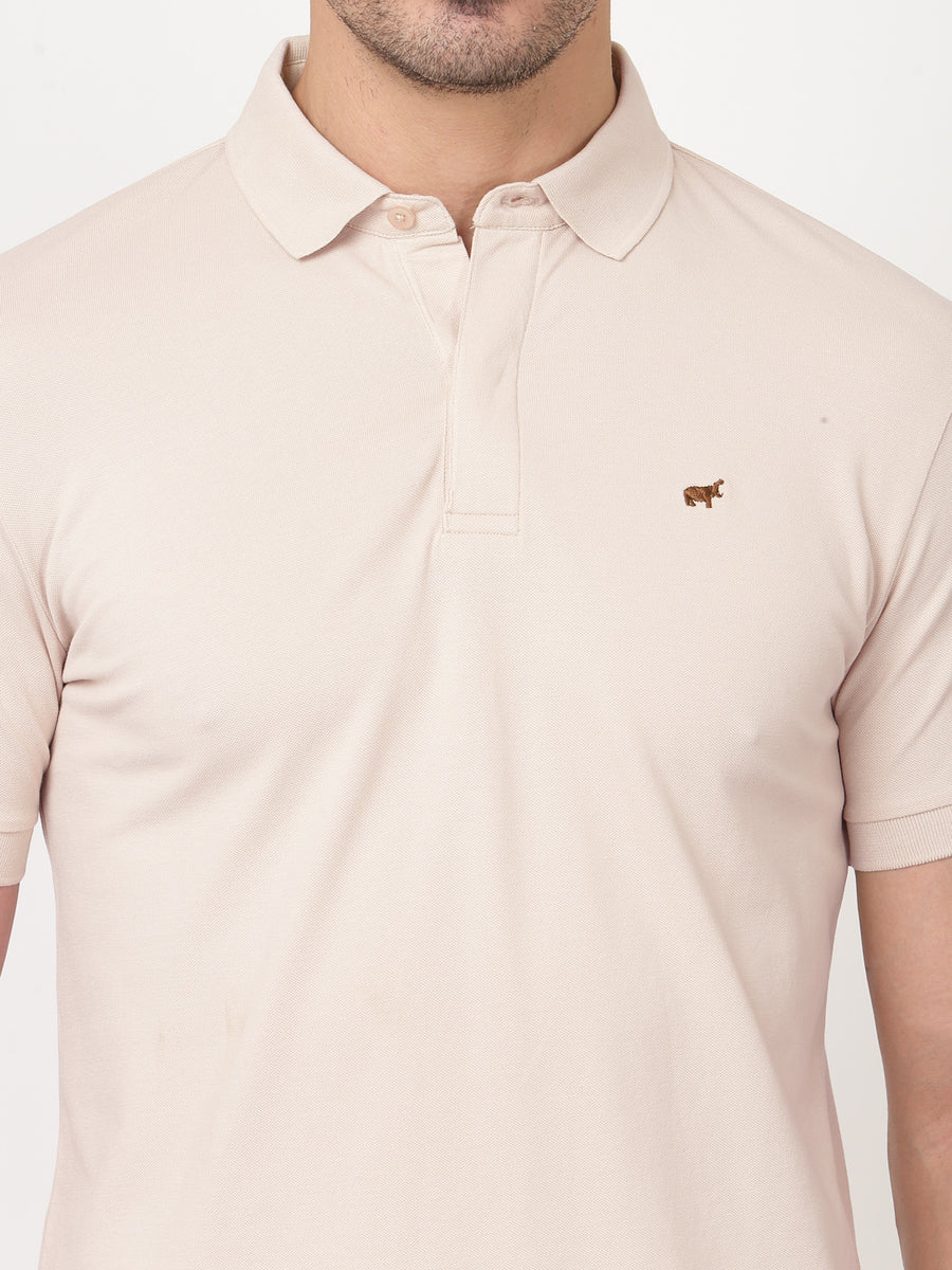 Beige Paris Polo Shirt