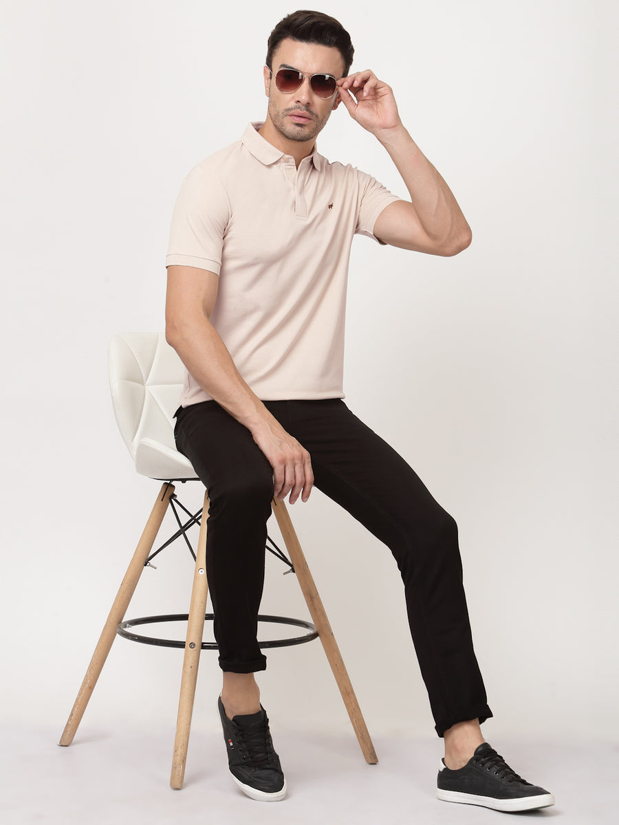Beige Paris Polo Shirt