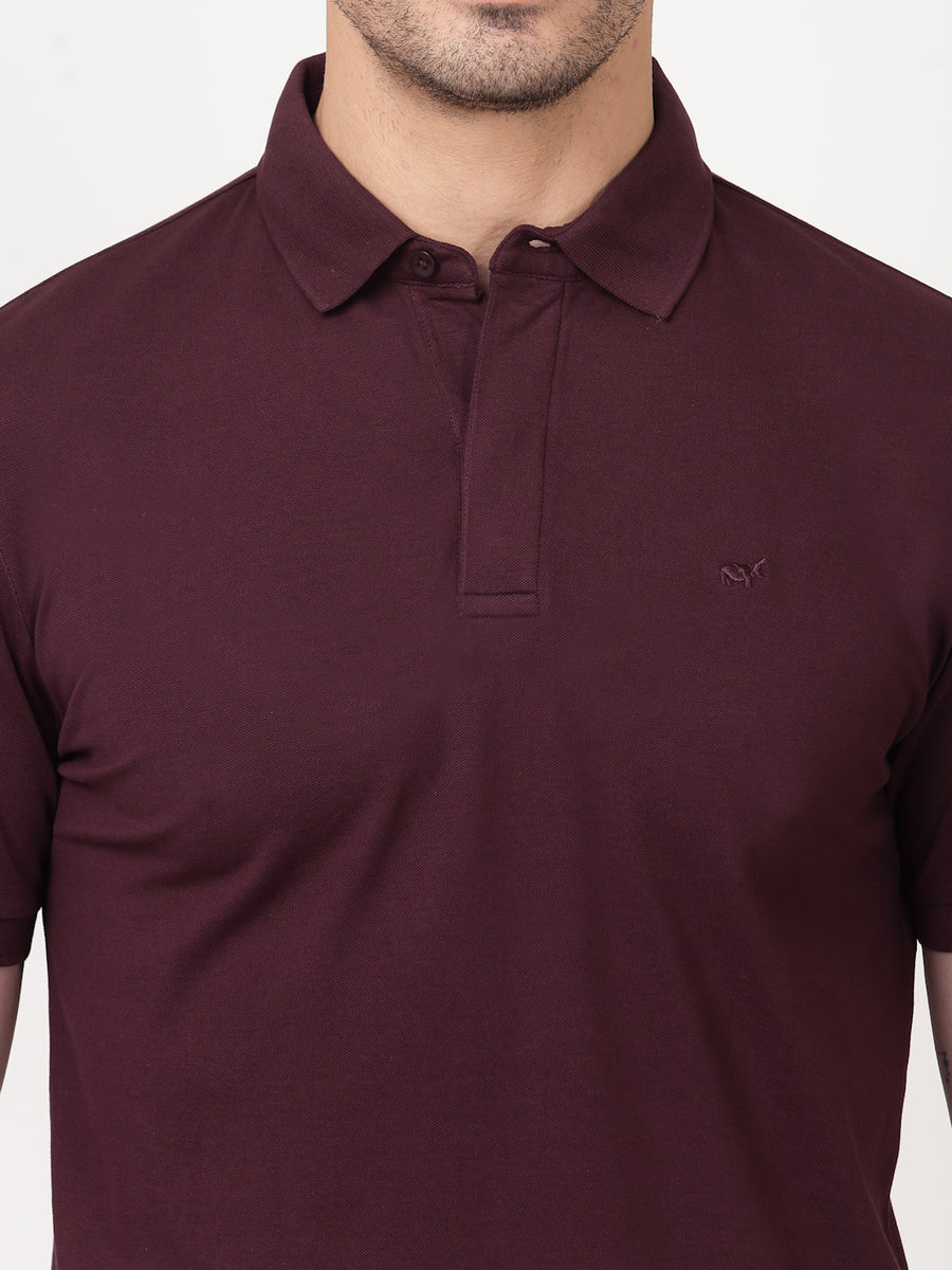 Maroon Paris Polo Shirt