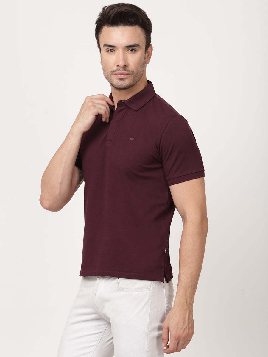 Maroon Paris Polo Shirt