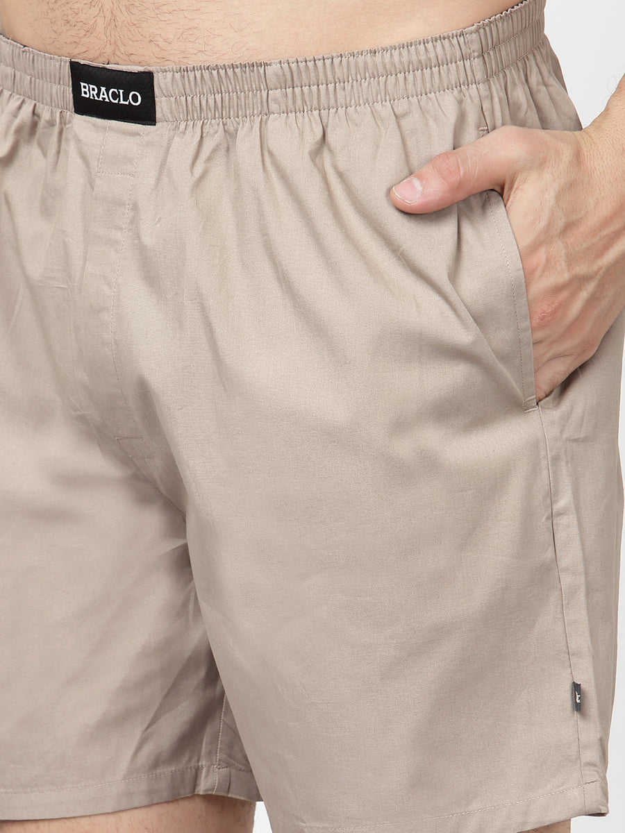 Hommie Beige Boxer Shorts