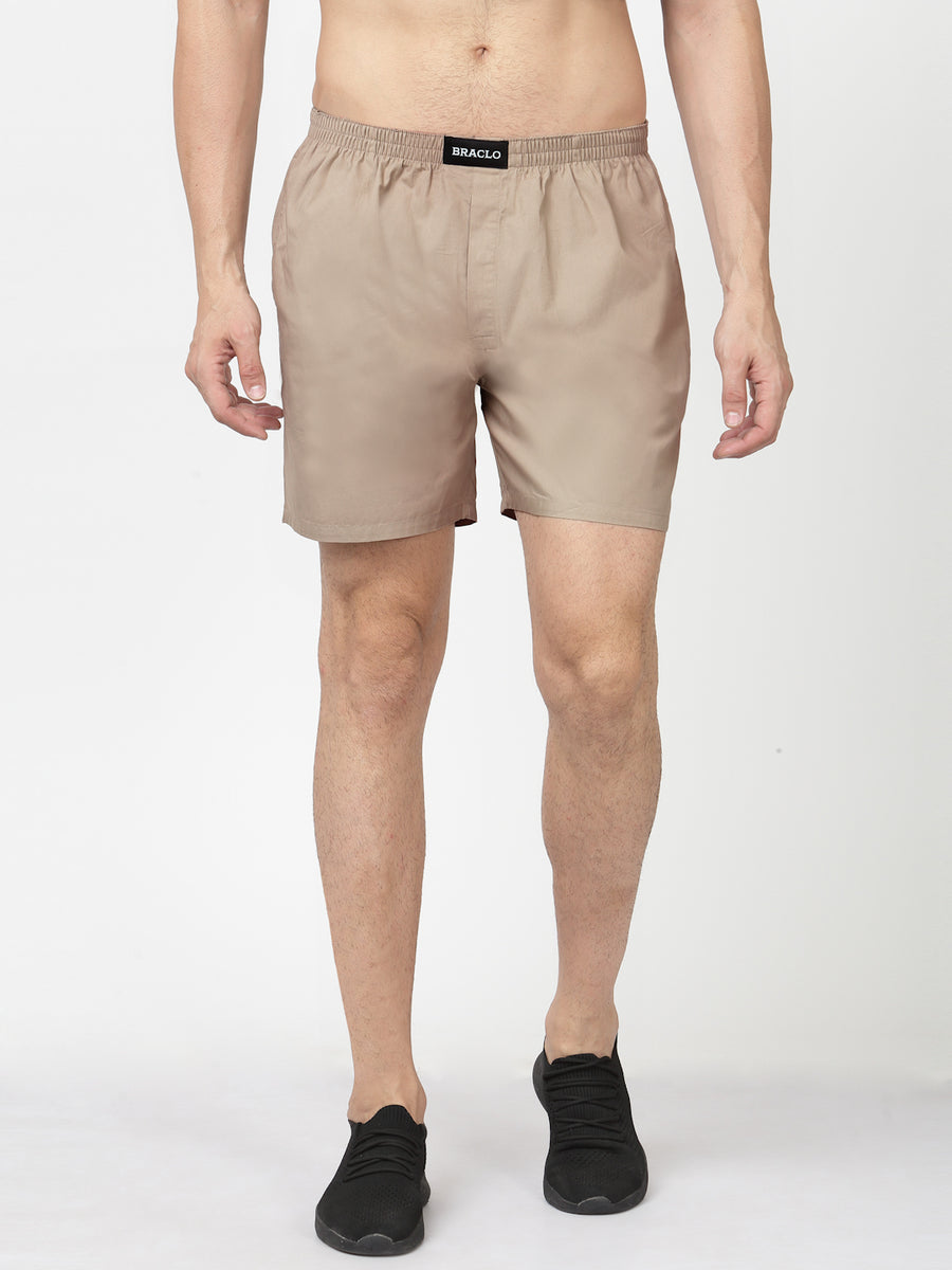 Hommie Beige Boxer Shorts