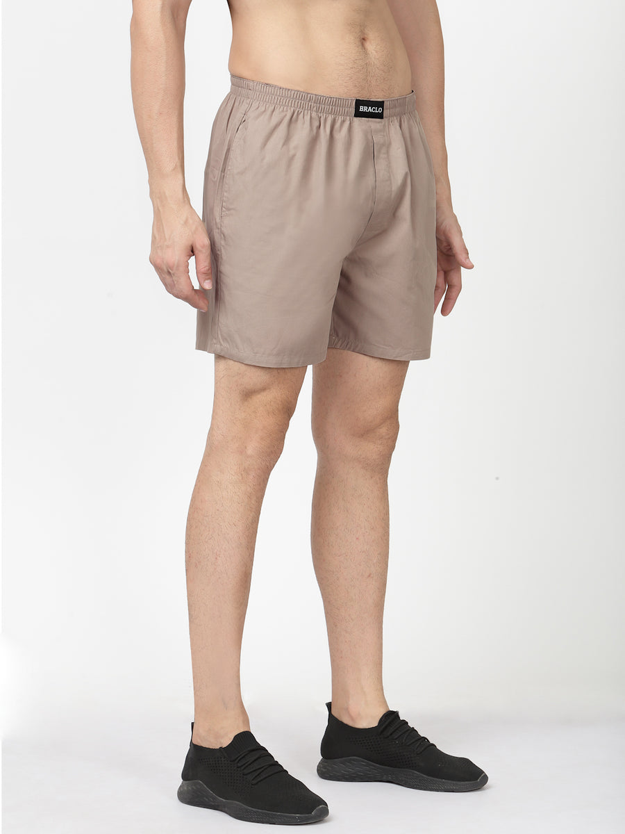 Hommie Beige Boxer Shorts