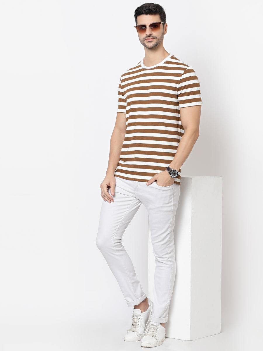 Mustard Stripes Tshirt