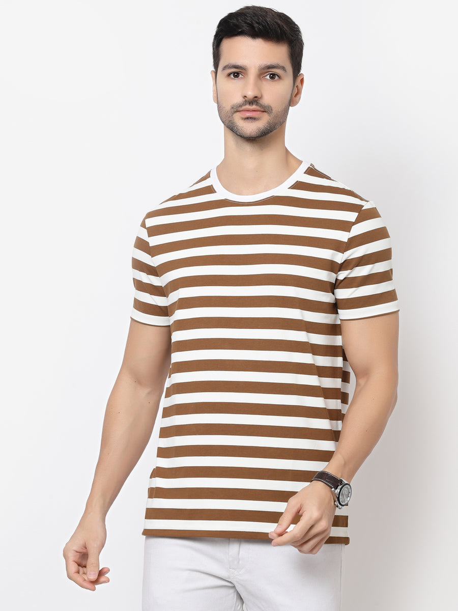 Mustard Stripes Tshirt