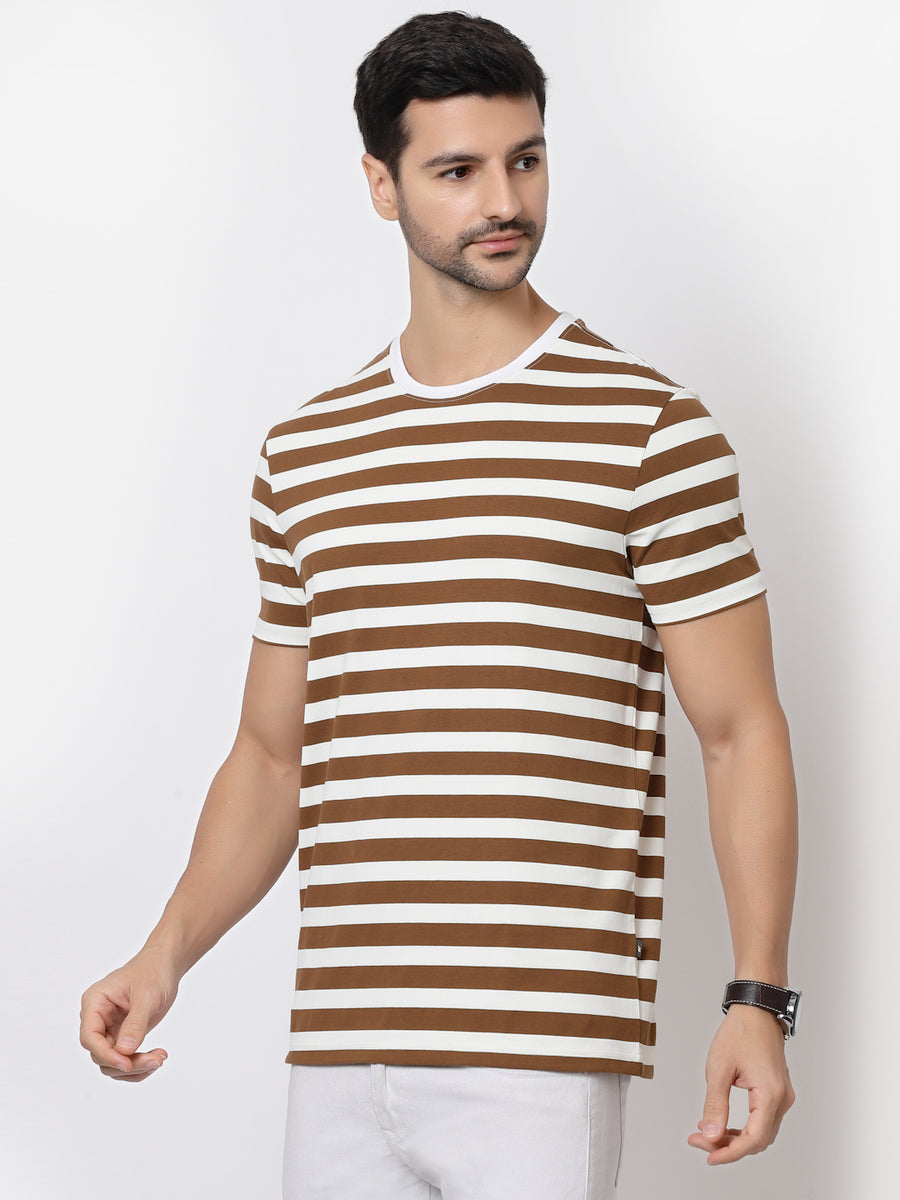 Mustard Stripes Tshirt