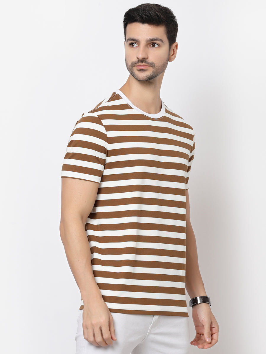 Mustard Stripes Tshirt