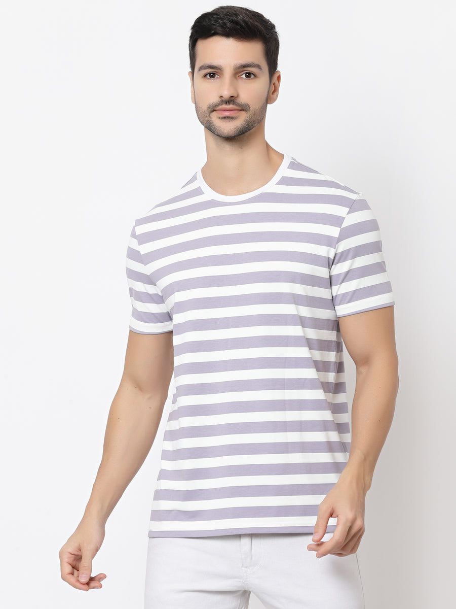 Lilac Stripes Tshirt