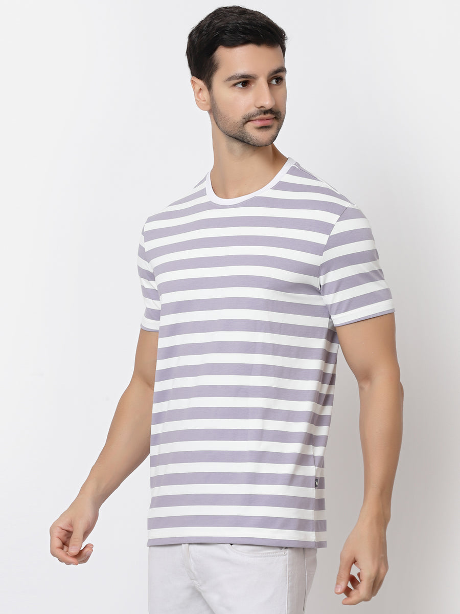Lilac Stripes Tshirt