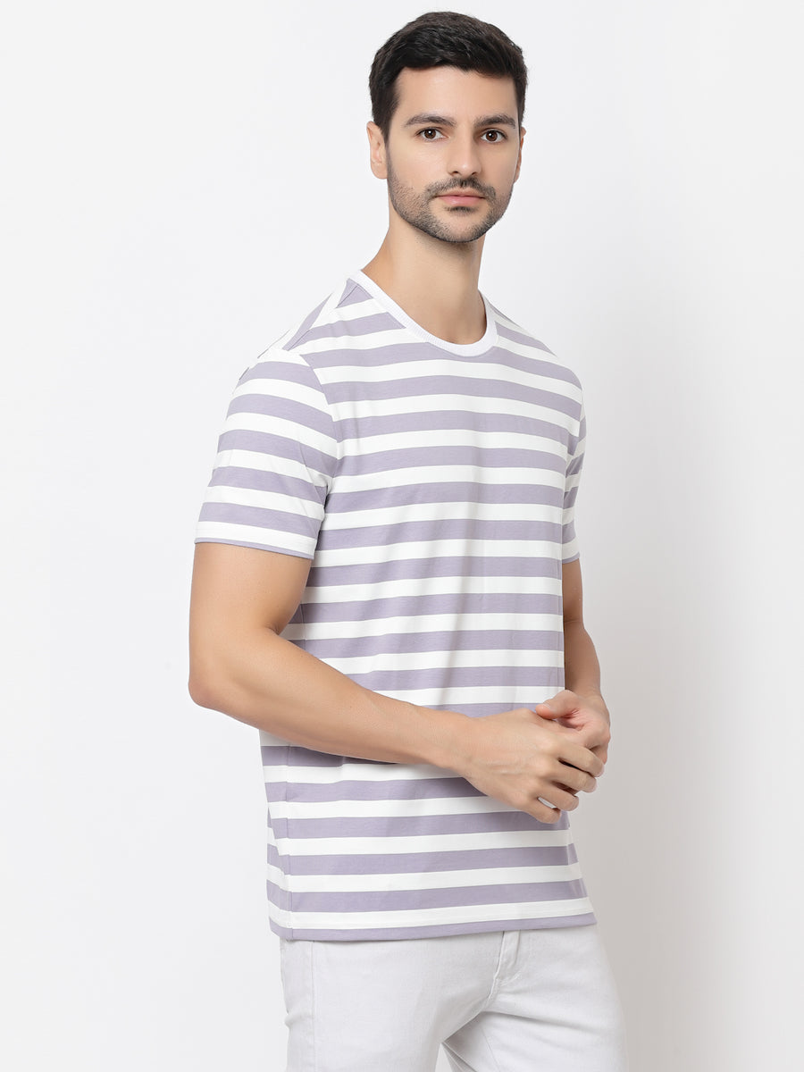 Lilac Stripes Tshirt