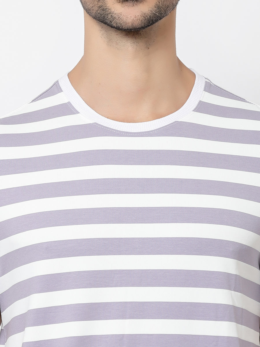 Lilac Stripes Tshirt
