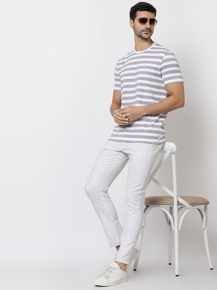 Lilac Stripes Tshirt