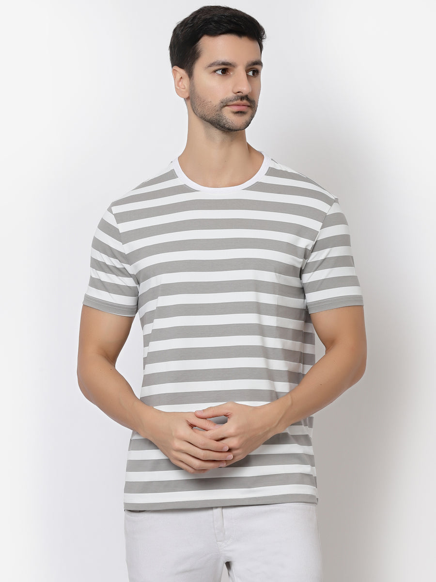 Grey Stripes Tshirt